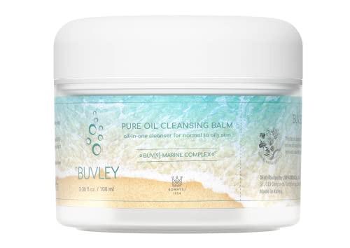 BUVLEY Pure Oil Cleansing Balm I Low pH, Vegan, Cruelty Free | Daily Makeup Remover Calming and Hydrating Facial Cleanser