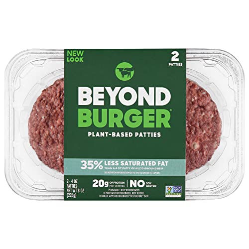 Beyond Meat, Plant-Based Patties, Vegan, 8 Oz, 2 Patties