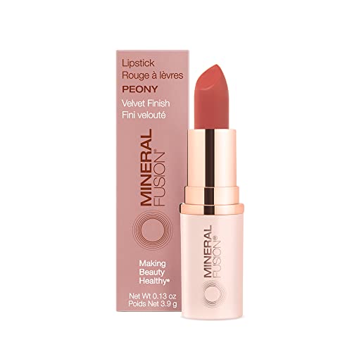 Mineral Fusion Lipstick, Peony, .14 Ounce
