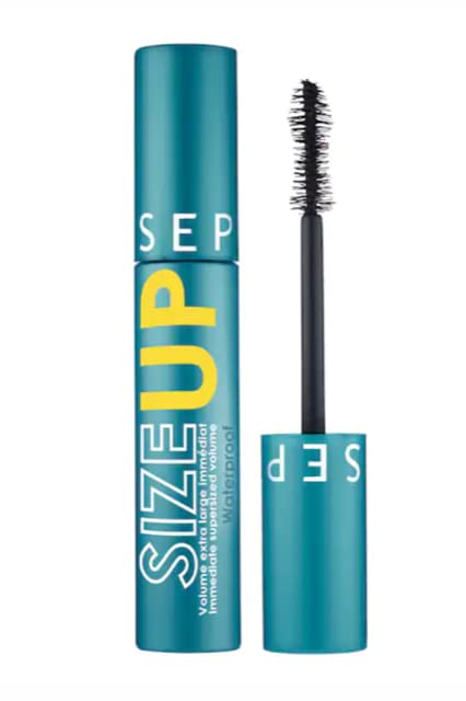 Sephora Collection SIZE UP Mascara, Waterproof, Immediate Supersized Volume, 01 Ultra Black 14 ml 0.47 fl.oz