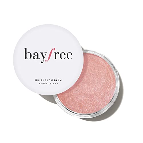 bayfree Mulit Glow Balm, Cream Blush for Cheeks, Blush Balm Face Makeup, Radiant Finish, Hydrating, Creamy, Lightweight & Blendable Color, Vegan & Cruelty-Free Face Balm, 0.63 Oz (Dewy)